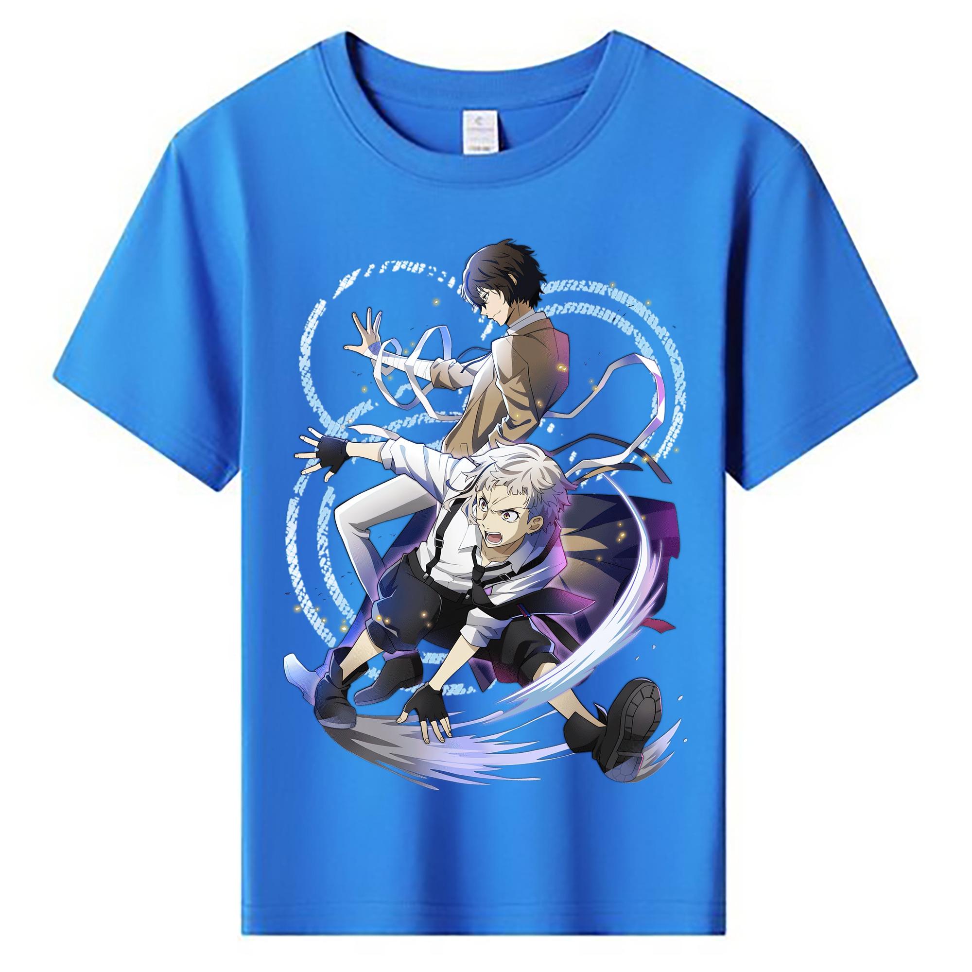 （画像用） 文豪ストレイドッグス Bungo Stray Dogs 綿100％キッズTシャツ（フロントプリント）